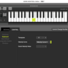 KORG microKEY Air のベロシティとサスティーンペダル