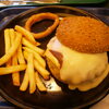 雪のハンバーガー