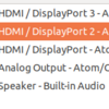 GPD PocketのUbuntu17.10でHDMIから音を出す