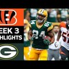 Bengals vs. Packers | NFL Week 3 Game Highlights