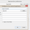 Firefox extension “AppLauncher” 0.9.0beta1 Released