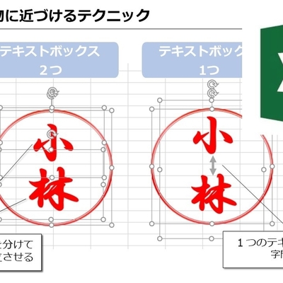 エクセル電子印鑑を無料でカンタン作成 4つの作成方法と使い方 まいにちdoda はたらくヒントをお届け