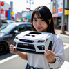 スバル/STI 転写ステッカーを貼って、愛車の魅力を倍増！