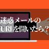 迷惑メールのURLを開いてしまったら？【iPhoneでやっておかないといけない対処法の手順】