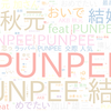 　Twitterキーワード[PUNPEE]　06/22_12:01から60分のつぶやき雲