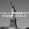 【VIG】バンガード・米国増配株式ETFを調べてみました！