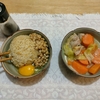 納豆玉子かけごはん。豆乳鍋３日目。