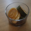 新玉ねぎとズッキーニの焼き浸し