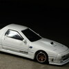 【モデルインプレッション】 Hotwheels Premium Car Culture Ronin Run - Mazda RX-7 FC PANDEM (White)