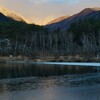 湖水の初氷