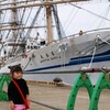 帆船「日本丸」今治港蔵敷埠頭へ