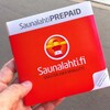 フィンランドのプリペイドSIMカード　Saunalahti.fi