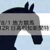 2023/8/1 地方競馬 門別競馬 12R 日高報知新聞特別(A1)
