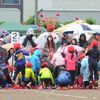 雨の運動会