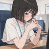 「コロナで在宅勤務開始！！！！」