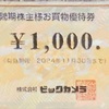 ビックカメラ　株主優待到着2024〜裏ワザ使い方！プリペイドカード購入に！お得な限定クーポンも〜