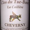 Cheverny Rouge La Caillere Clos du Tue Boeuf 2015