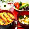 ♪うな丼＆夏野菜のめんつゆ漬け♪