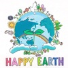 ＂HAPPY EARTH”のロゴから…？