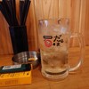 お酒飲んでる。