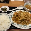 日高屋のバクダン炒め定食