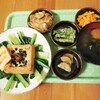 厚揚げの長芋詰め焼きサムジャン添え