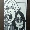 【本日の似顔絵一発描き】B'z