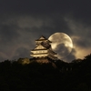 【岐阜市】中秋の名月2025。日本百名月『岐阜城にのぼる月』を撮影。（2025年10月6日）