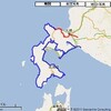 後志支庁−石狩支庁−空知支庁（間違っているかも…）