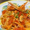 手長エビのリングイーネ(Linguine agli scampi)