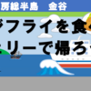 【房総の旅2-2】金谷でアジフライを食べてフェリーで帰ろう！