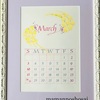 「3月のカレンダー」（Calligraphy）完成