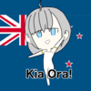 マオリ語で挨拶する美少女イラスト〜クイズもあるよ！〜