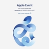 Apple Special Event、9月15日に開催