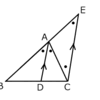 三角形の角の二等分線による対辺の分割