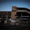 後免町駅の夕焼け