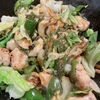 鶏むね肉のホイコーロー風と長男帰省