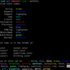 Linuxメモ : 「ccat」でcatをシンタックスハイライトする