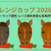 【チャレンジカップ 2026 予想】追い切り･ラップ適性 ＆ 各馬評価まとめ / 続投、据え置き、類似条件なら
