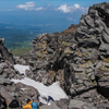 ◆'22/06/18　鳥海山・鉾立より➃…新山～七高山～北峰