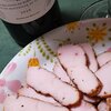 鶏ハムとボルドーの赤