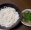 今日の昼食　牛すじダシつけうどん