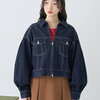 一枚で“こなれ感”も瞬時に完成！今すぐ予約したいearth music&ecologyのショートジップデニムジャケット  