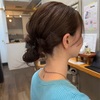 オトナ女子の涼しげなまとめ髪【ゆるっとおだんごヘア】