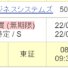 日本ビジネスシステムズ(5036)、寄りで500株買い