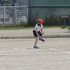 ２年生：スポーツテスト③　ソフトボール投げ