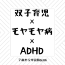 双子育児×モヤモヤ病×ADHD　７歳からの記録ブログ