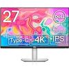 Dell S2722QC 27インチ 4K モニター (3年間無輝点交換保証/IPS非光沢/USB Type-C,HDMIx2/sRGB 99%/縦横回転,高さ調節/AMD FreeSync™/スピーカー付)