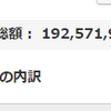 地球PF：1.92億円台半ば、前週比121万円増