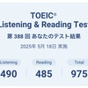 TOEIC 第388回 結果